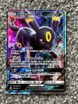 Pokemon TCG - Umbreon GX - 80/149 - Sun & Moon Base Set - Ultra Rare Holo - NM/M - Image 1