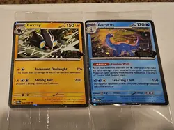 Aurorus + Luxray Cosmo SEALED Pokemon Perfect Order Stamped Promo - Image 1