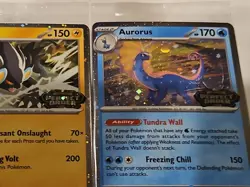 Aurorus + Luxray Cosmo SEALED Pokemon Perfect Order Stamped Promo - Image 2