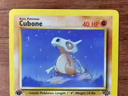Pokemon 1st Edition Cubone and Marowak Set of 2 Jungle Regular non-holo WOTC - Image 3