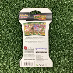 Pokemon Sword & Shield Evolving Skies Booster Sleeved Packs Art Set (4 Pack) - Image 3