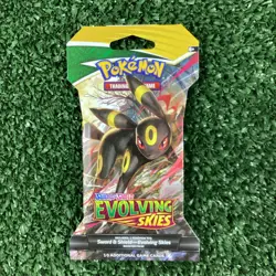 Pokemon Sword & Shield Evolving Skies Booster Sleeved Packs Art Set (4 Pack) - Image 4