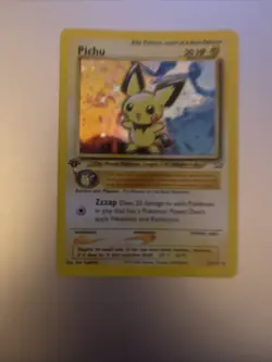 Pokemon Neo Genesis 1st Edition Pichu Holo #12/111 10907 - Image 4