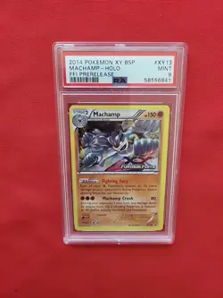 Pokemon: Machamp XY13 PRERELEASE Holo Rare Promo Furious Fists 2014 - PSA 9 MINT - Image 4