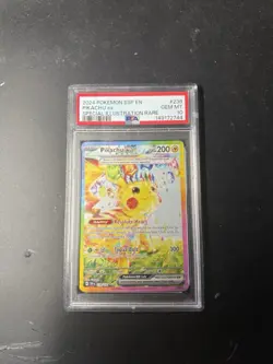 2024 Pokemon Surging Sparks Pikachu ex Secret Illustration Rare #238 - PSA 10 - Image 1