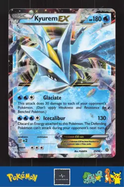 2015 Pokemon XY Ancient Origins 25/98 Kyurem EX - Image 1