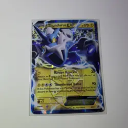 Pokemon Thundurus EX BW81 Black Star Promo Team Plasma Holo Promo NM - Image 4