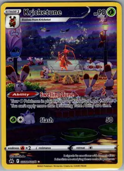Kricketune GG02/GG70 Crown Zenith: Galarian Gallery - Pokemon Card - NM - Image 1