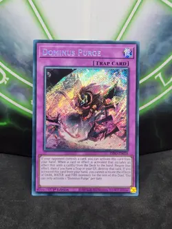 Yugioh Dominus Purge INFO-EN078 Secret Rare 1st Edition NM - Image 1
