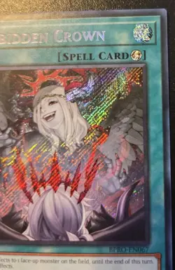 Forbidden Crown BPRO-EN067 1st Edition Secret Rare Burst Protocol Yu-Gi-Oh! TCG - Image 3
