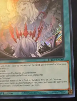 Forbidden Crown BPRO-EN067 1st Edition Secret Rare Burst Protocol Yu-Gi-Oh! TCG - Image 5