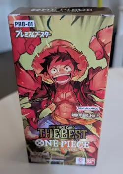 PRB-01 "The Best" One Piece Card Game Japanese Booster Box - Sealed - Image 1