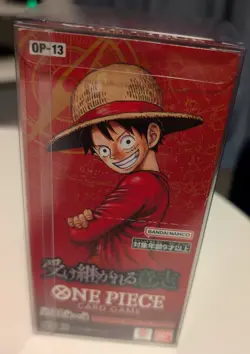 One Piece Card Game OP-13 Booster Box Japanese Sealed - Minor Side Dent - Image 1