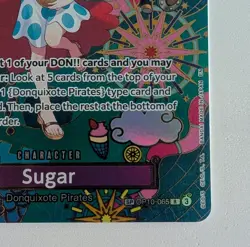 One Piece Card Game OP10-065 SP R - Sugar - OP14 English - NM - Image 3