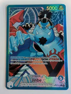 One Piece Card Game OP14-040 - Jinbe L Alt Art - English - WITH SURPRISE - Image 1