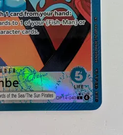 One Piece Card Game OP14-040 - Jinbe L Alt Art - English - WITH SURPRISE - Image 5