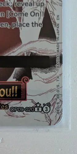 One Piece Card Game OP09-020 Come On!! We'll Fight You!! Alt Art - English - NM - Image 5