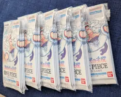 One Piece Card Game OP-05 Japanese Booster Packs x24 - Sealed - Gear 5 Luffy - Image 1