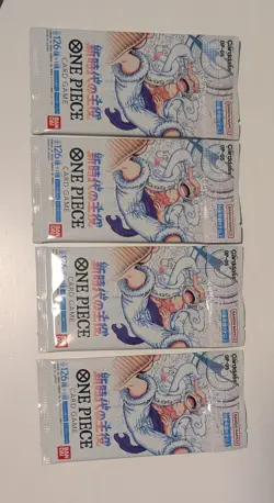 One Piece Card Game OP-05 Japanese Booster Packs x24 - Sealed - Gear 5 Luffy - Image 2