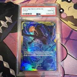 One Piece Sanji OP06-119 English SEC Wings Of The Captain PSA10 Gem Mint 💎 🔥 - Image 1