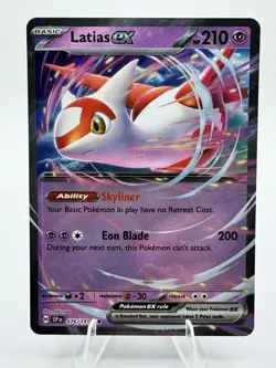 Latias ex 076/191 - Holo Pokemon Surging Sparks Ultra Rare Card NM - Image 1