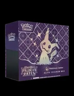 Pokemon Center TCG Scarlet & Violet Paldean Fates Elite Trainer Box - 9 Packs 820650856181 - Image 1