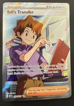 Bill's Transfer Full Art NM 194/165 Scarlet & Violet 151 Pokemon Card - Image 1