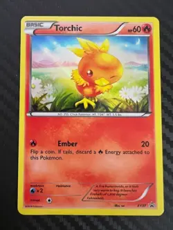 Pokemon TCG Torchic Promo Holo Rare XY37 Pokemon XY Promo DMG - Image 1