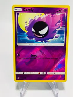 GASTLY 2019 Pokemon Unbroken Bonds REVERSE HOLO Common 68/214 POKEMON - Image 1