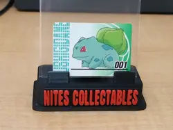 Pokemon - Bulbasaur #001 Animation Version Card - Image 1