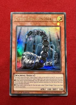 YuGiOh! Cyber Dragon Herz - CYHO-EN015 - 1st Edition - Ultra Rare - Image 1