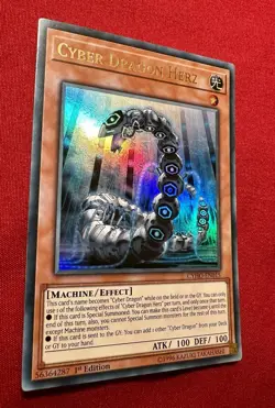 YuGiOh! Cyber Dragon Herz - CYHO-EN015 - 1st Edition - Ultra Rare - Image 2