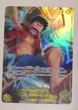 One Piece Card Monkey D. Luffy OP15-119 SEC Adventure On KAMI's Island Japanese - Image 1