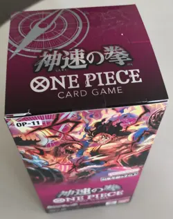 OP-11 "A Fist of Devine Speed" One Piece Card Game Jp Booster Box - Sealed - Image 2