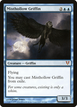 Misthollow Griffin #68 (MP) Avacyn Restored AVR Magic MTG - Image 1