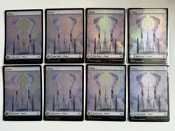 40 x MTG Phyrexian Foil Full Art Basic Lands Phyrexia All Will Be One - Image 2