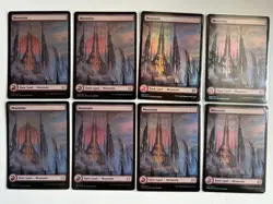 40 x MTG Phyrexian Foil Full Art Basic Lands Phyrexia All Will Be One - Image 3