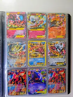 Vintage Pokemon Card Collection Charizard Gengar EX Mega Garidos XY Full Art - Image 1