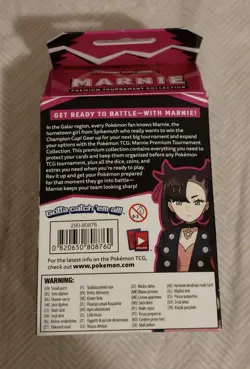 Pokemon TCG: Marnie Premium Tournament Collection Trading Card 820650808760 - Image 2