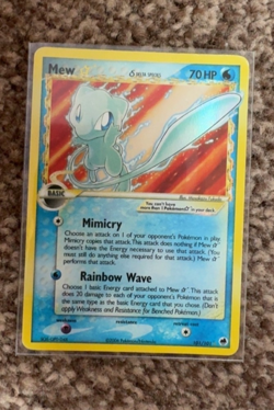 Gold Star Mew Pokemon Card 101/101 - Image 1