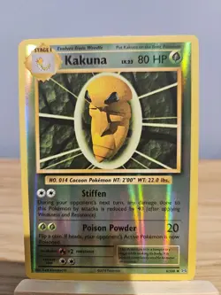 Pokemon Card Kakuna Evolutions Reverse Holo 6/108 Near Mint - Image 3