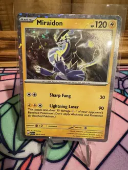 Miraidon 003/015 McDonald's 2024 Promo Basic HP120 30 90 Holo Pokemon TCG Card - Image 1