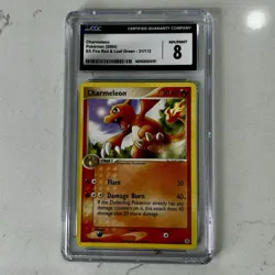 2004 Pokemon Charmeleon 31/112 EX FireRed LeafGreen CGC 8 Vintage - Image 1