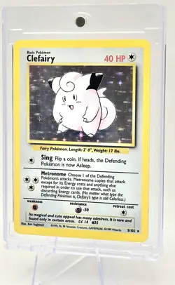 Pokemon TCG Clefairy #5 and Celfable #5 Holo Trading Cards - Image 2