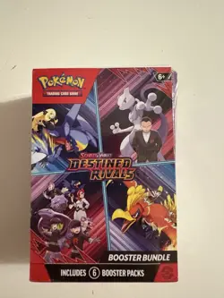 Pokemon Scarlet Violet Destined Rivals Booster Bundle 6 Packs New (damaged) - Image 1