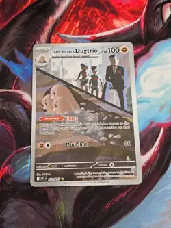 Team Rocket's Dugtrio 239/217 Pokemon TCG Ascended Heroes Illustration Rare NM - Image 1
