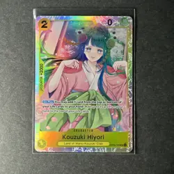 One Piece CCG Kouzuki Hiyori OP06-106 SR - Wings Of The Captain English - Image 1