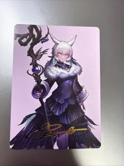 Y'shtola, Night's Blessed Art Card (53) (Gold-Stamped Signature) Art Series:... - Image 1