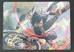 Dancer's Chakrams Art Card (Gold-Stamped Signature) - Final Fantasy Art Series - Image 1