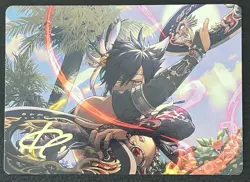 Dancer's Chakrams Art Card (Gold-Stamped Signature) - Final Fantasy Art Series - Image 3